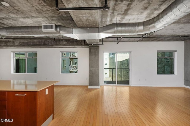 interior space featuring light hardwood / wood-style floors