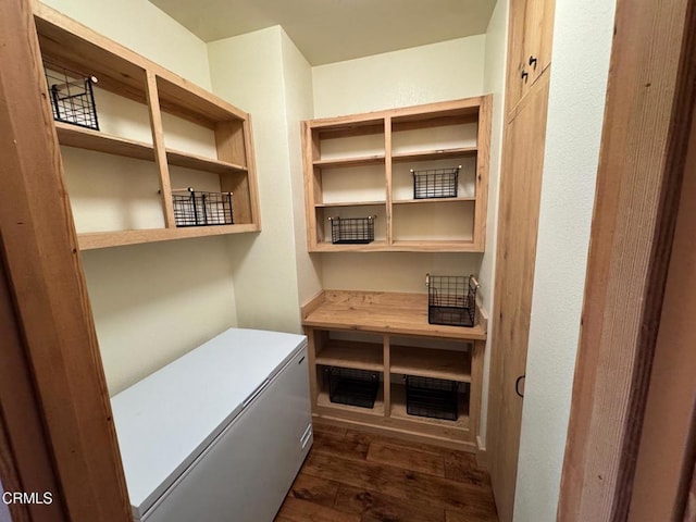 interior space featuring dark wood finished floors