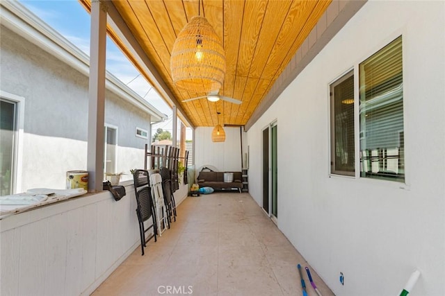 exterior space featuring covered porch