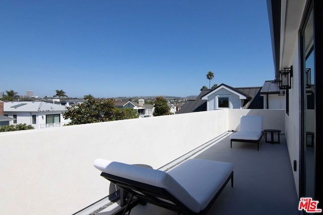 view of patio / terrace featuring a balcony