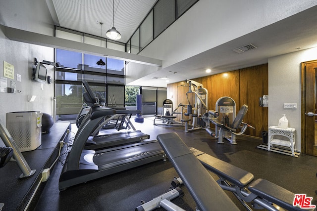 view of exercise room