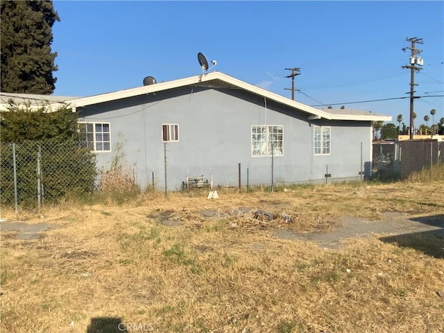 view of back of property