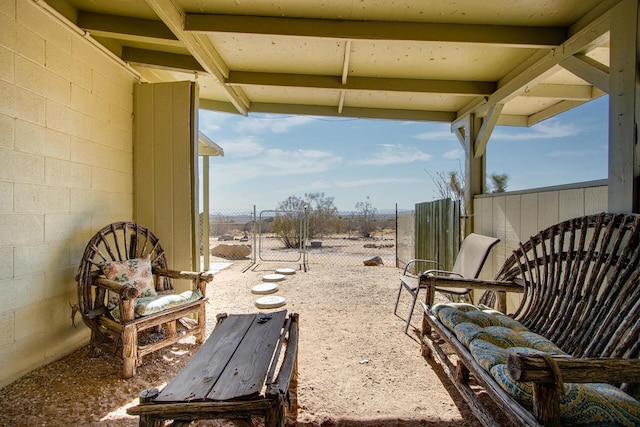 view of patio