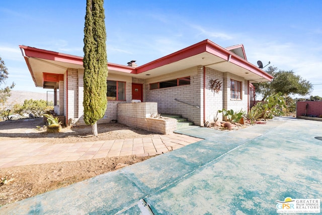 view of ranch-style home