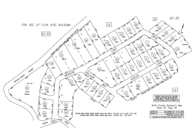 0 Trillium Way, Berry Creek CA, 95916 land for sale