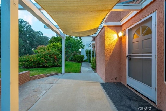 view of patio