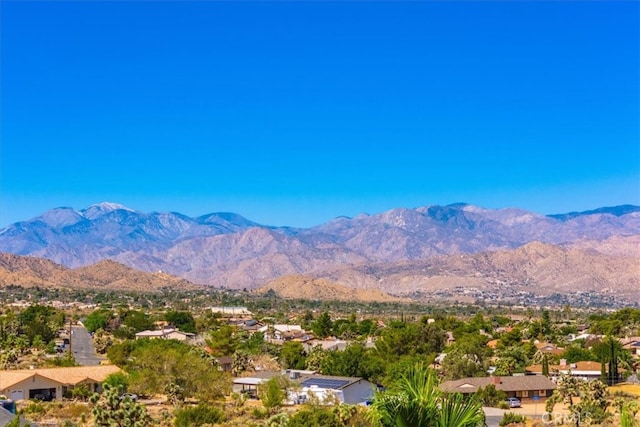 view of mountain feature