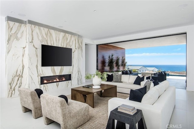 11 Seabreeze Ter, Dana Point, CA 92629 - living room with a high end fireplace