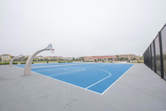 view of sport court