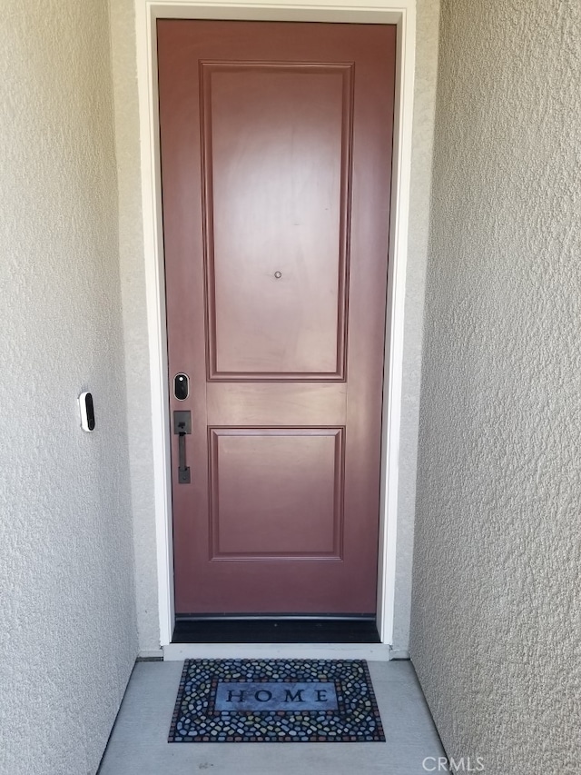 view of entrance to property