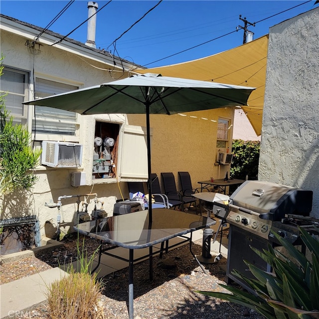 view of patio / terrace featuring grilling area