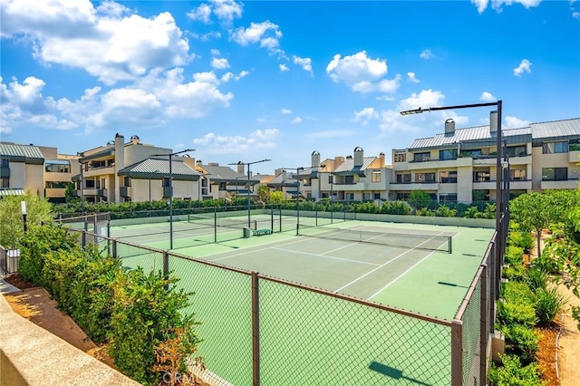 view of sport court