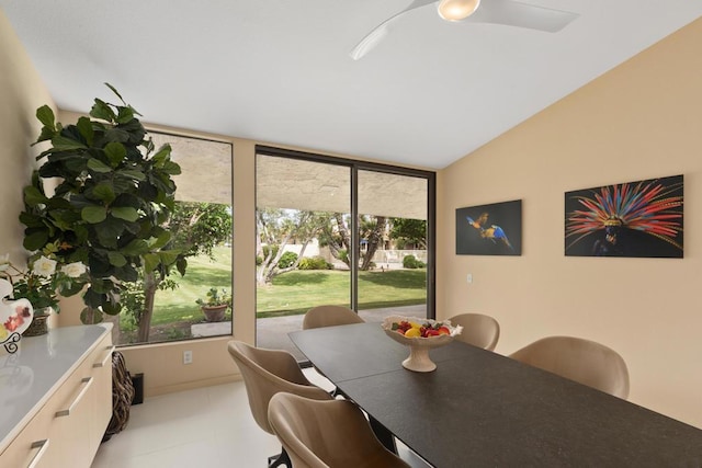 view of dining room