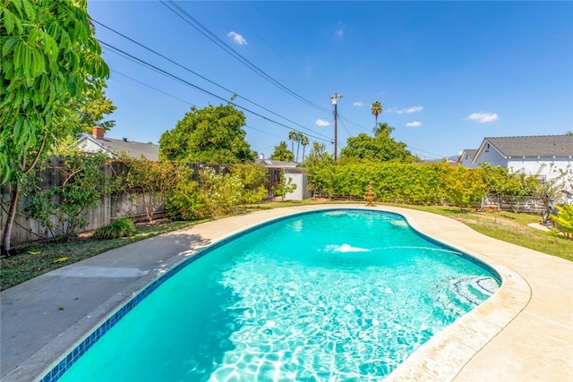 view of pool