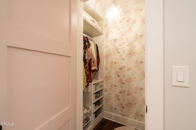 view of closet