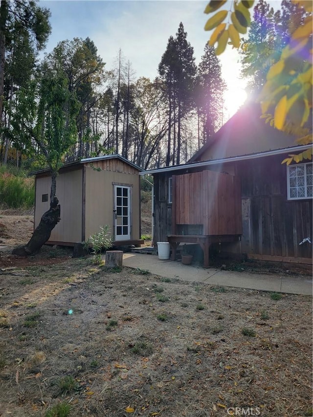 300 Bald Rock Rd, Berry Creek, CA 95916 - back of house with an outbuilding