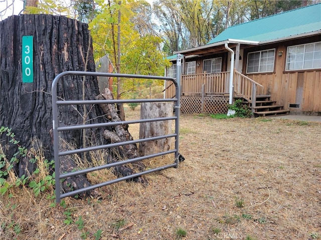 300 Bald Rock Rd, Berry Creek, CA 95916 - view of gate