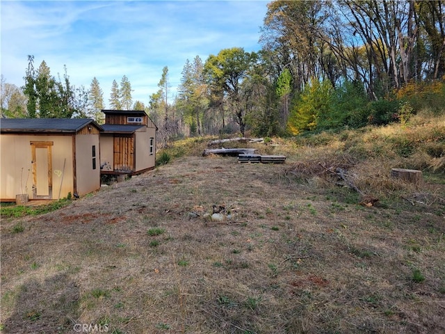 300 Bald Rock Rd, Berry Creek, CA 95916 - view of yard featuring an outdoor structure