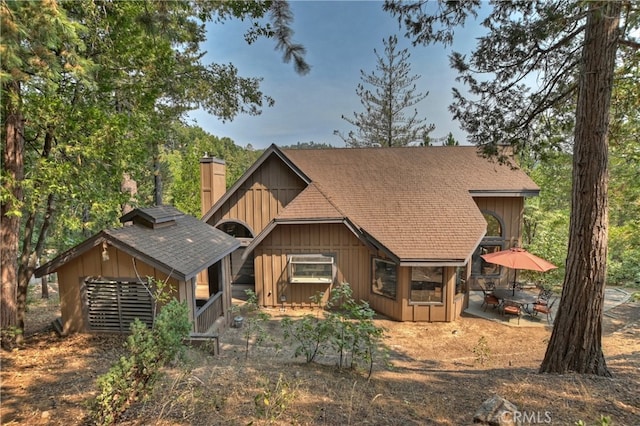 back of house featuring a patio