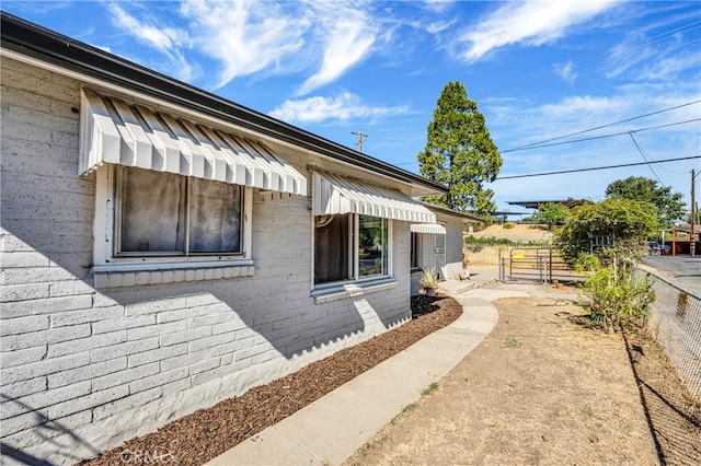 view of property exterior