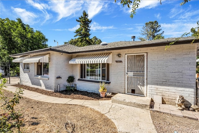 view of ranch-style house