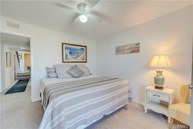 1612 Strand, Oceano, CA 93445 - carpeted bedroom with ceiling fan and baseboards