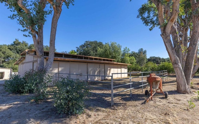 view of stable