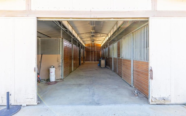 view of horse barn