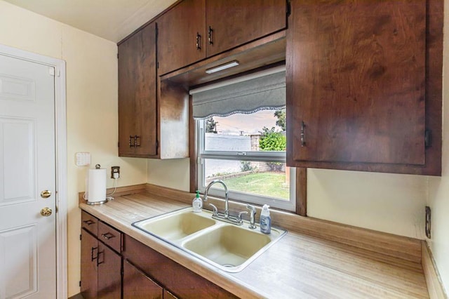 kitchen featuring sink