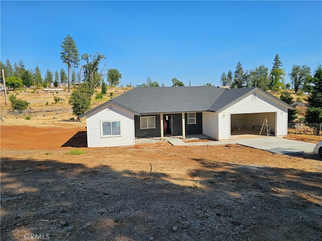 ranch-style house with a garage