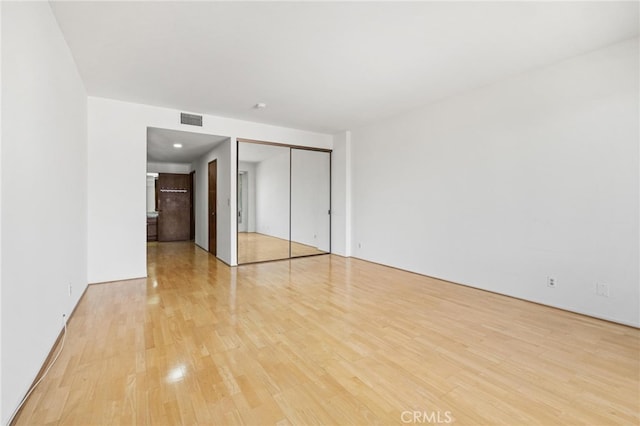 interior space featuring light hardwood / wood-style floors