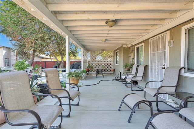 view of patio