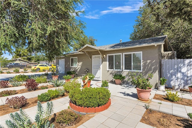 view of front of home