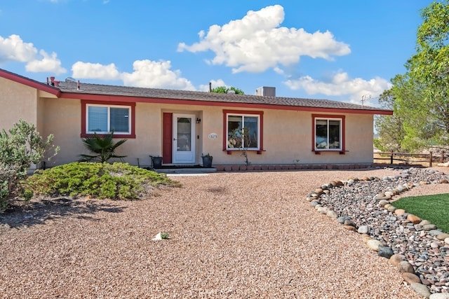 view of ranch-style home