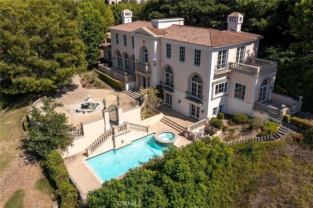 2736 Via Victoria, Palos Verdes Estates, CA 90274 - bird's eye view