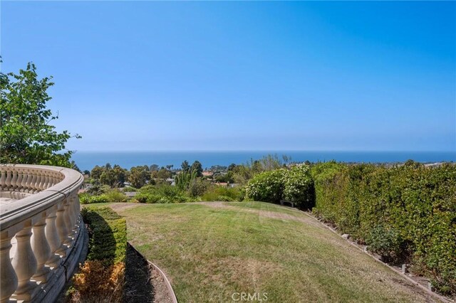 2736 Via Victoria, Palos Verdes Estates, CA 90274 - view of yard featuring a water view