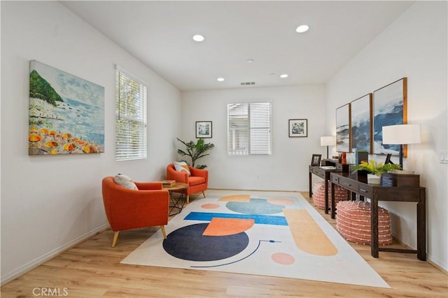 interior space featuring light hardwood / wood-style flooring