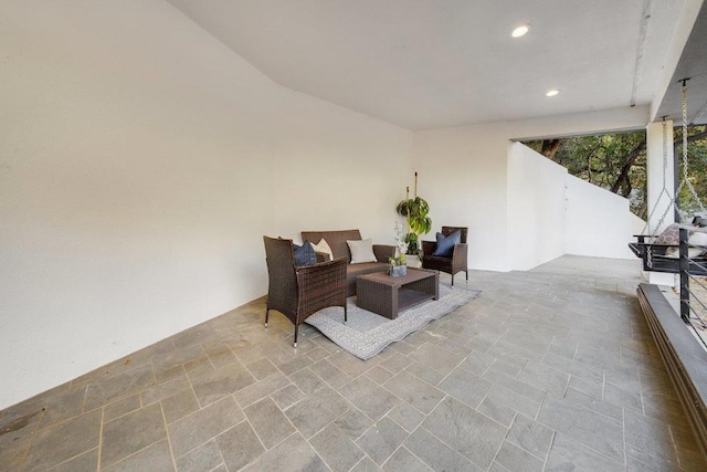 view of patio / terrace with an outdoor living space