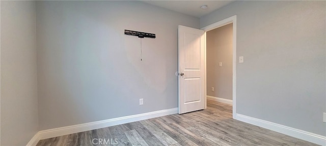 interior space with light hardwood / wood-style flooring