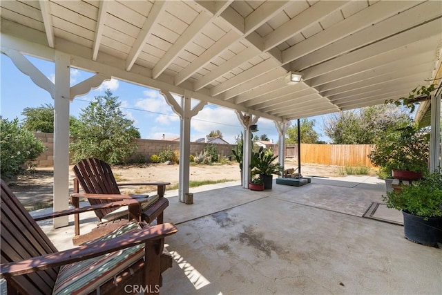 view of patio