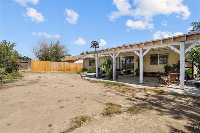 view of yard with a patio area