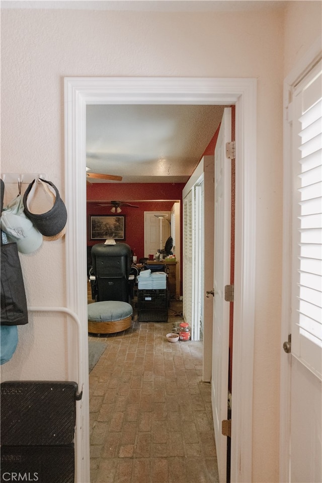 corridor featuring plenty of natural light