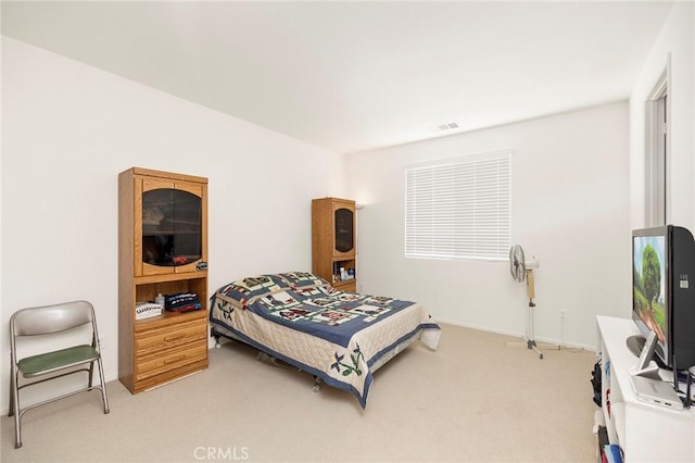 bedroom featuring carpet flooring