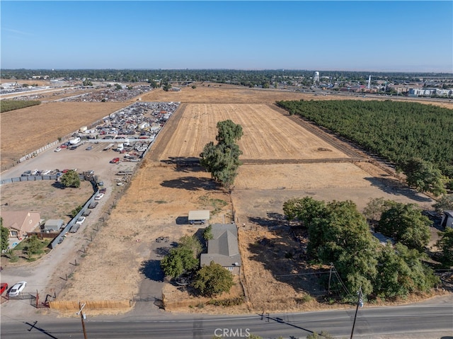 drone / aerial view featuring a rural view