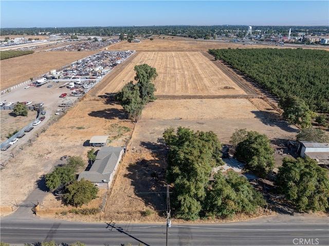 bird's eye view featuring a rural view