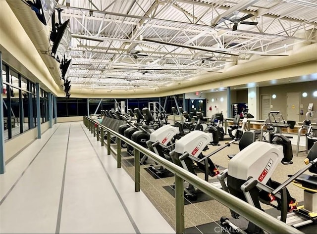 view of exercise room