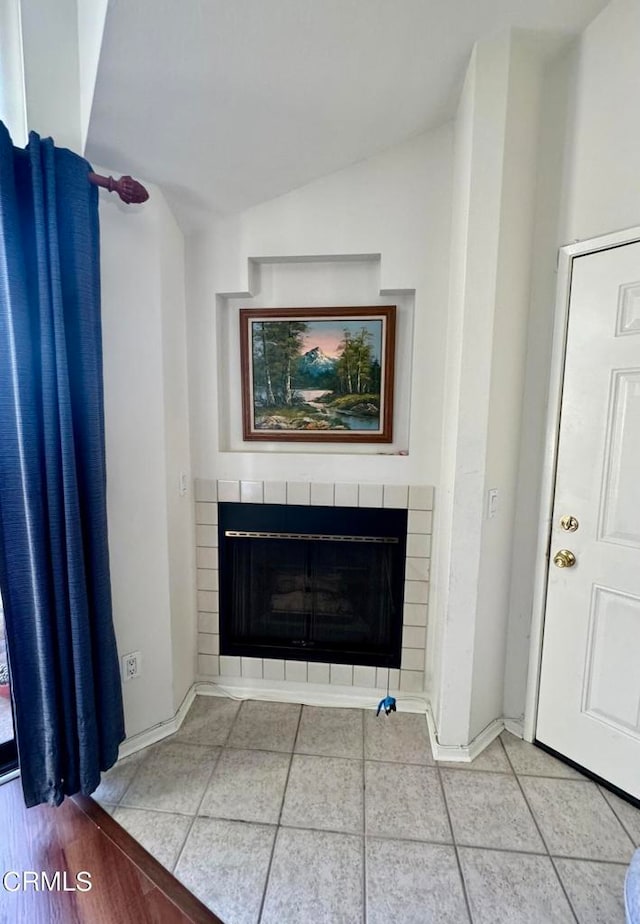 details featuring tile patterned flooring