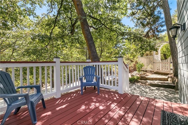 28281 Arbon Ln, Lake Arrowhead, CA 92352 - view of deck