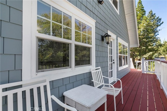 28281 Arbon Ln, Lake Arrowhead, CA 92352 - view of wooden terrace
