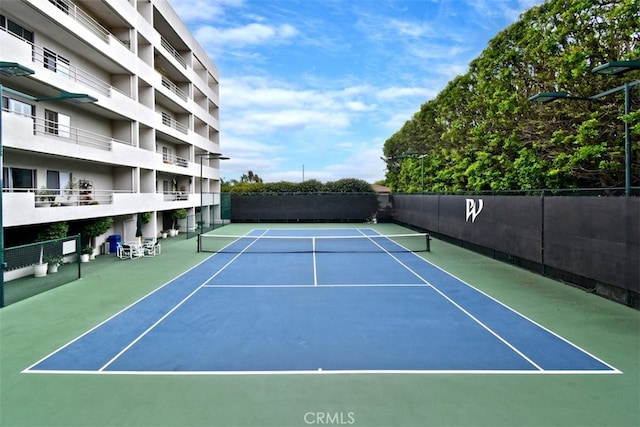 view of sport court